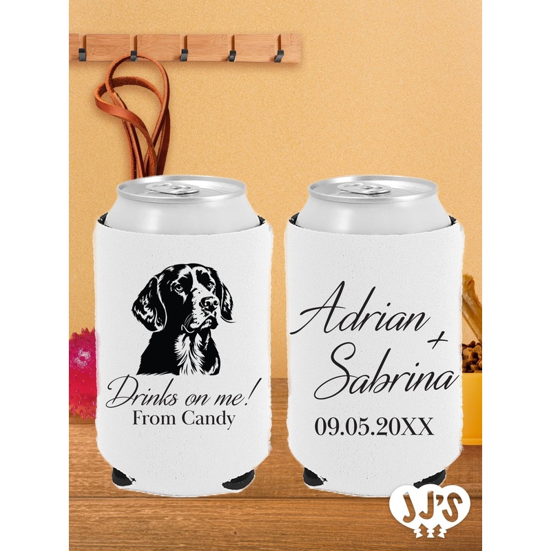 Custom Neoprene Pet Can Coolers: Drinks on Me! Pet Dog Can Holders