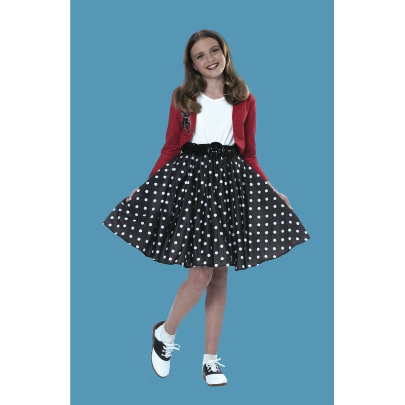 Girls Polka Dot Rocker Costume