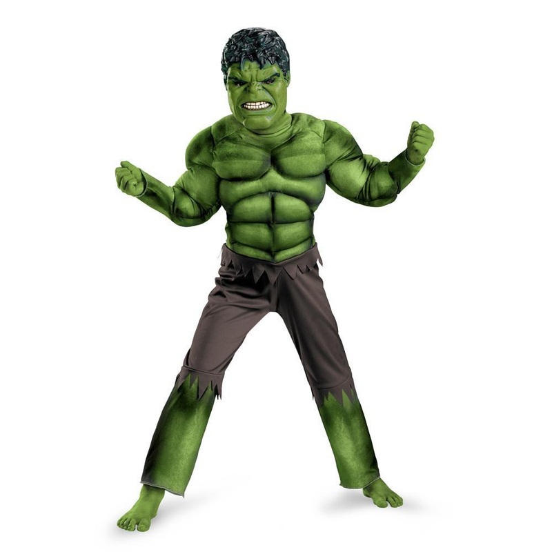 Hulk Muscle Boys Costume DIS-43660 XS 3T-4T