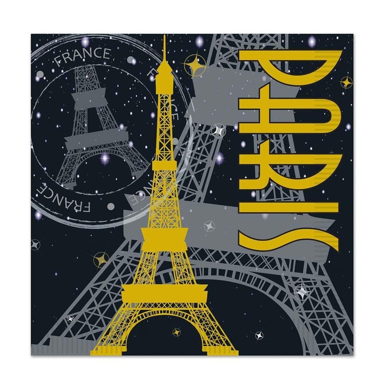 Paris Beverage Napkins 16ct