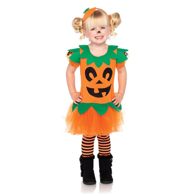 Pretty Pumpkin Costume LEG-C28197 SMALL (4-6) ORANGE