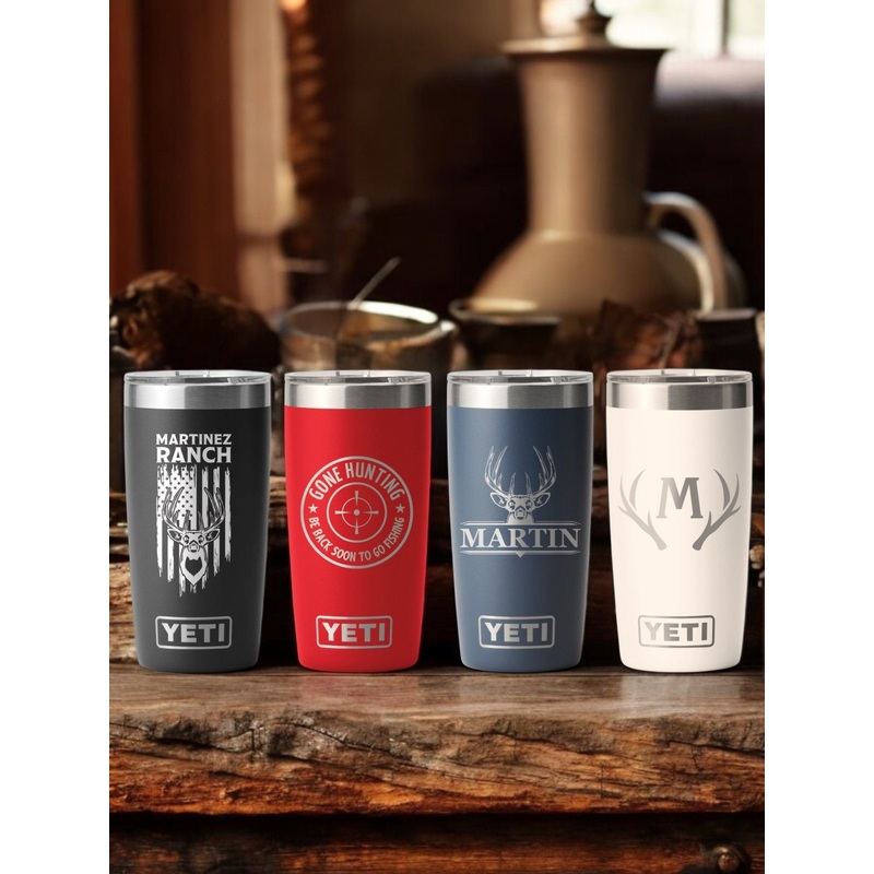 Yeti Personalized 20oz Tumbler Gift for Hunting, Ranching, Cattle Brand Enthusiast