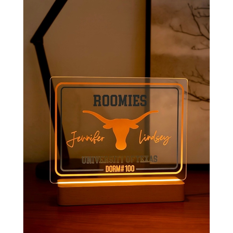 Dorm Room Night Light Gift for College: Back to School