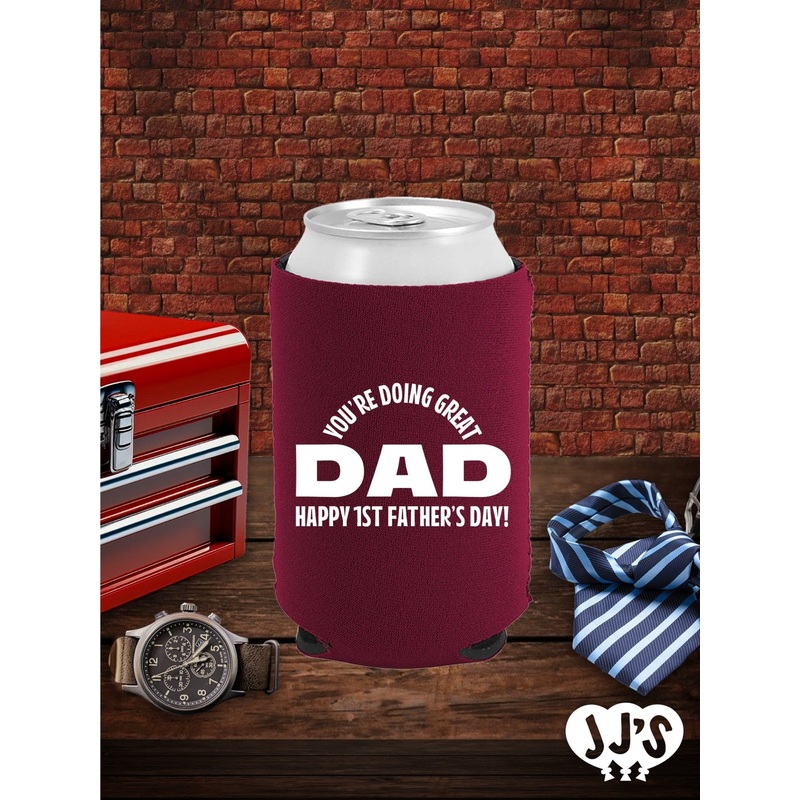 Fathers Day Can Coolers: Doing Great Dad Custom Neoprene Can Coolers