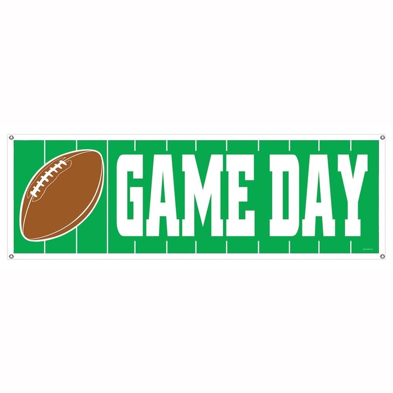 Game Day Football Sign Banner