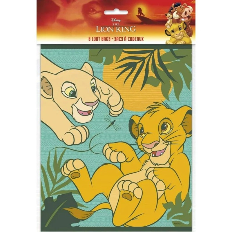 Lion King Party Favor Bags 8ct
