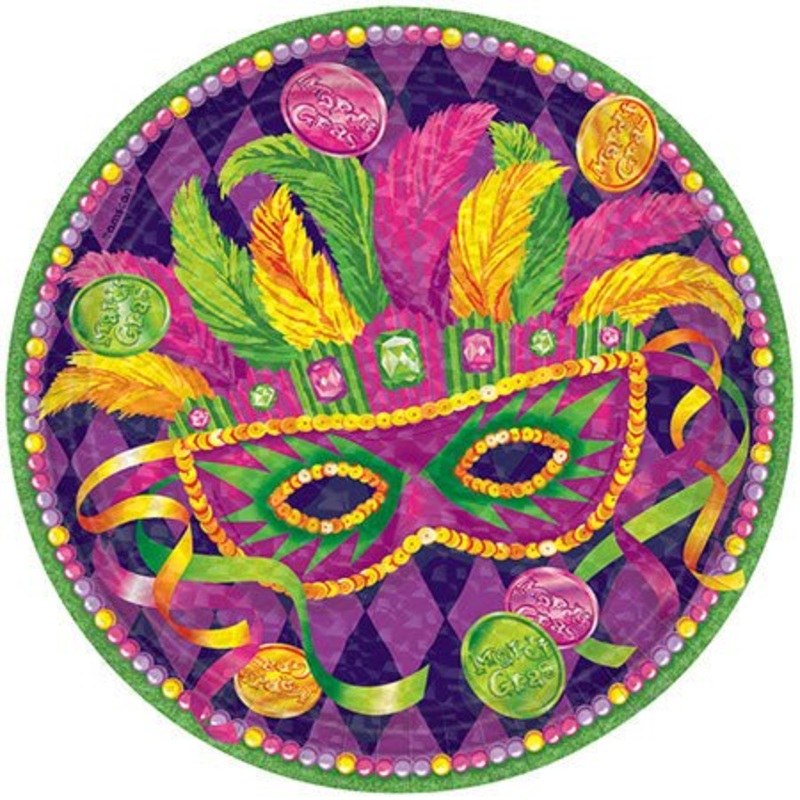 Masquerade 9'' Lunch Plates, 8ct
