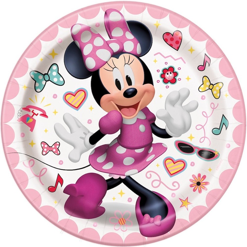Minnie 7" Dessert Plates, 8ct