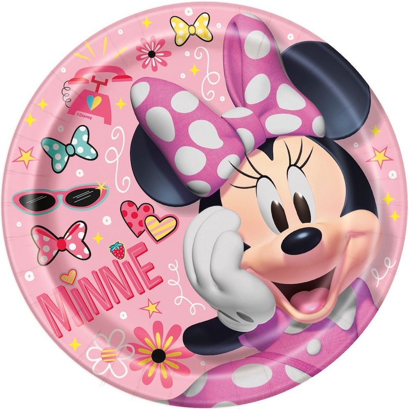 Minnie 9" Lunch Plates, 8ct
