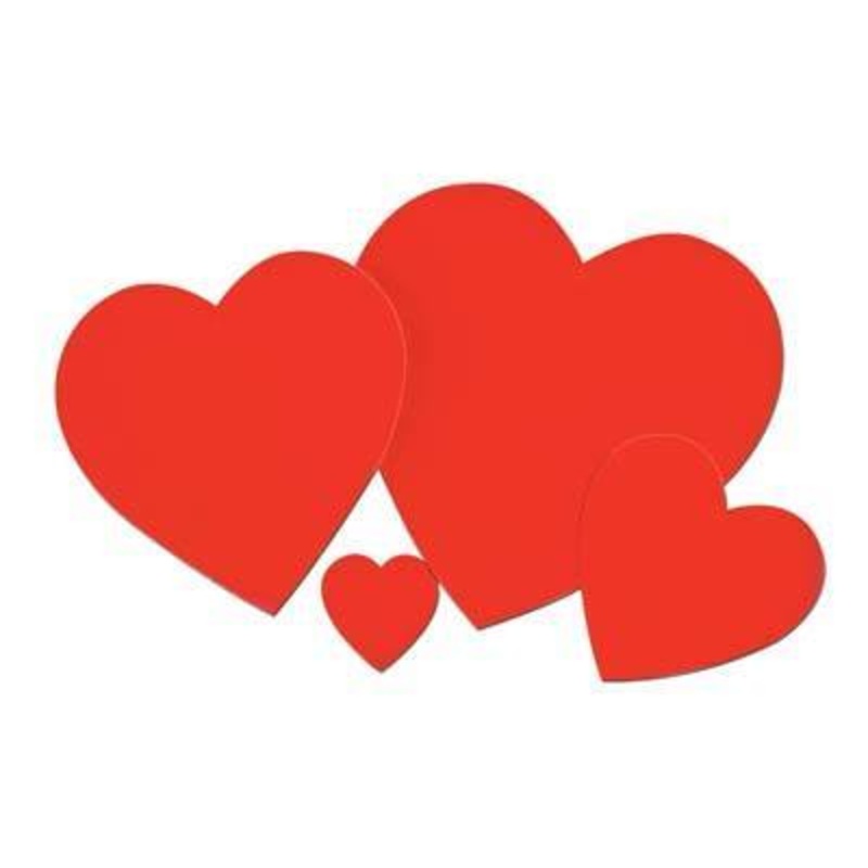 Red Valentine's Heart Cutout 12''