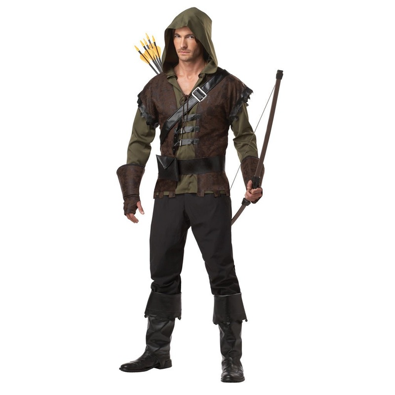 Robin Hood / Adult Costume CAL-01129 OLIVE/BROWN SMALL