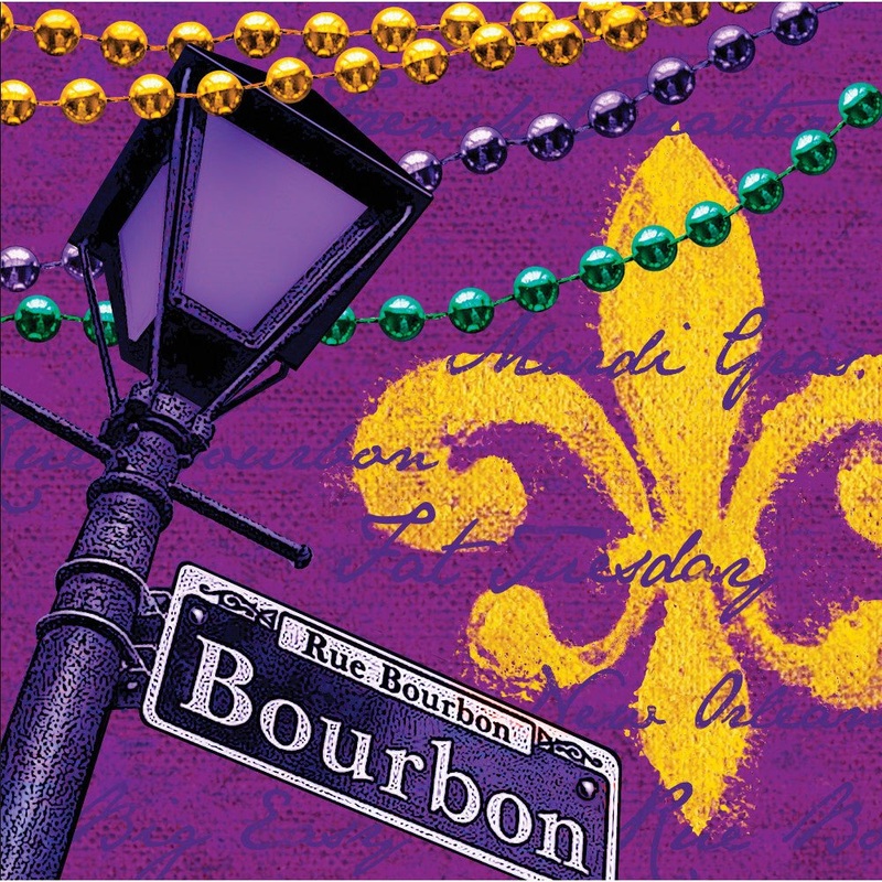 Rue Bourbon Lunch Napkins, 18ct