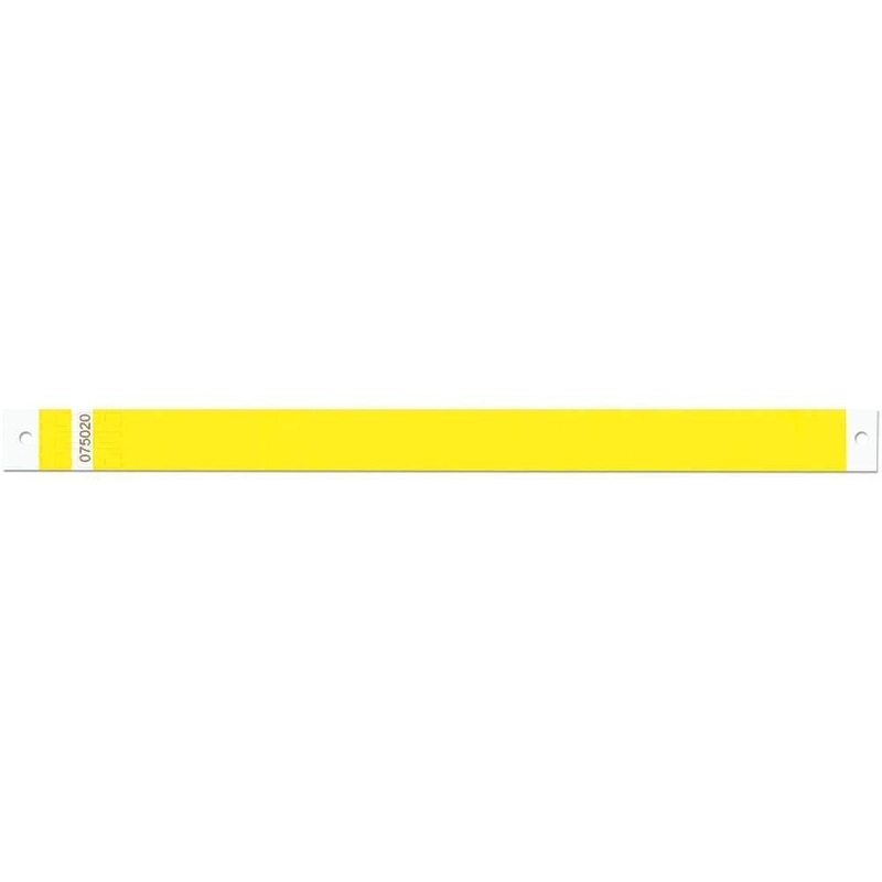 Yellow SecurBand Tyveck Wristbands 500ct