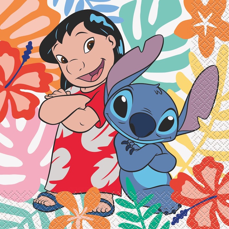 Disney Lilo & Stitch Aloha Lunch Napkins 16ct