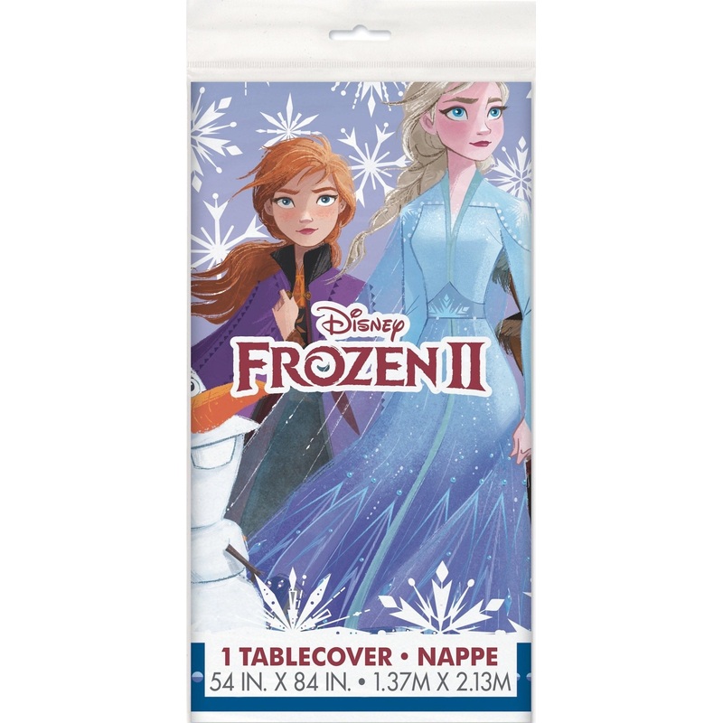 Frozen Plastic Table Cover 54"x84"