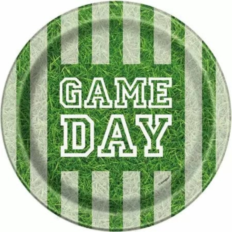 Game Day 7" Dessert Plates 8ct