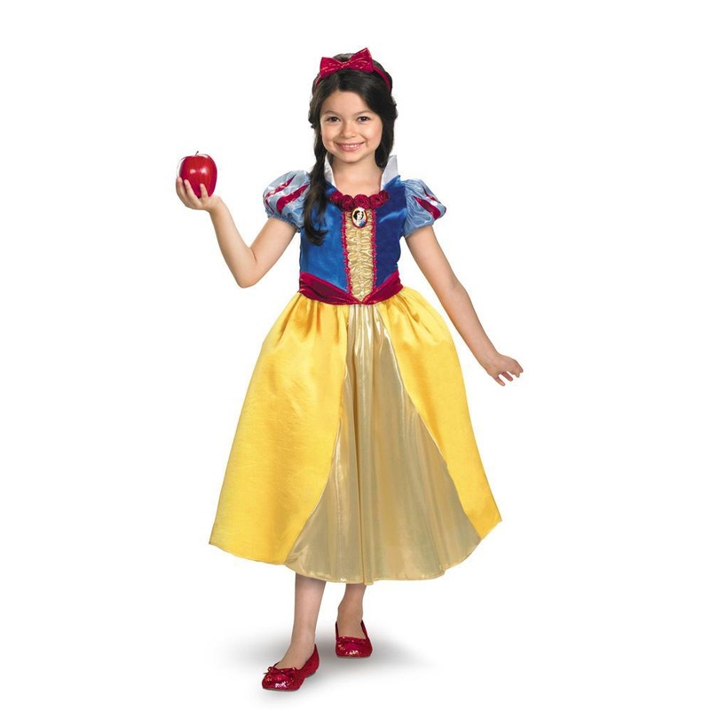 Girls Snow White Shimmer Deluxe Costume