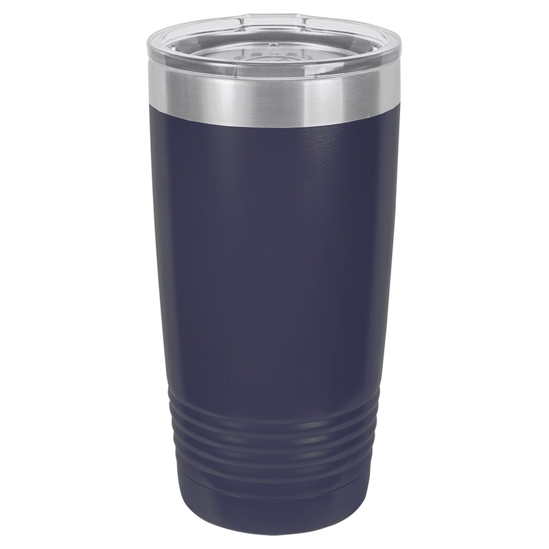 Polar Camel 20 oz. Navy Blue Ringneck Vacuum Insulated Tumbler