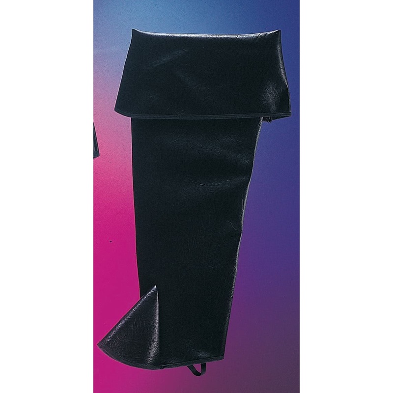 Black High Pirate Boot Tops