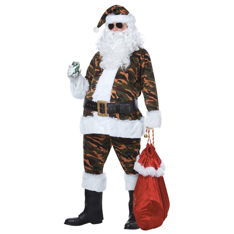 Camouflage Santa Suit CAL-01519 LARGE/X-LARGE