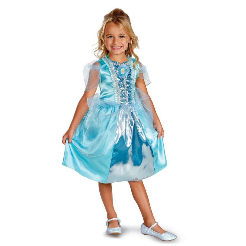 Girls Cinderella Sparkle Classic Costume
