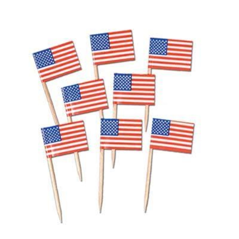 US Flag Picks - 50ct