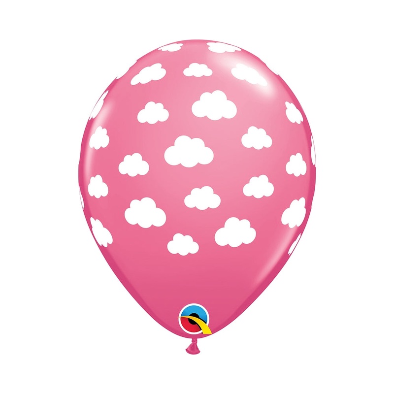 11" ROUND ROSE CLOUDS LATEX (25 PER BAG)