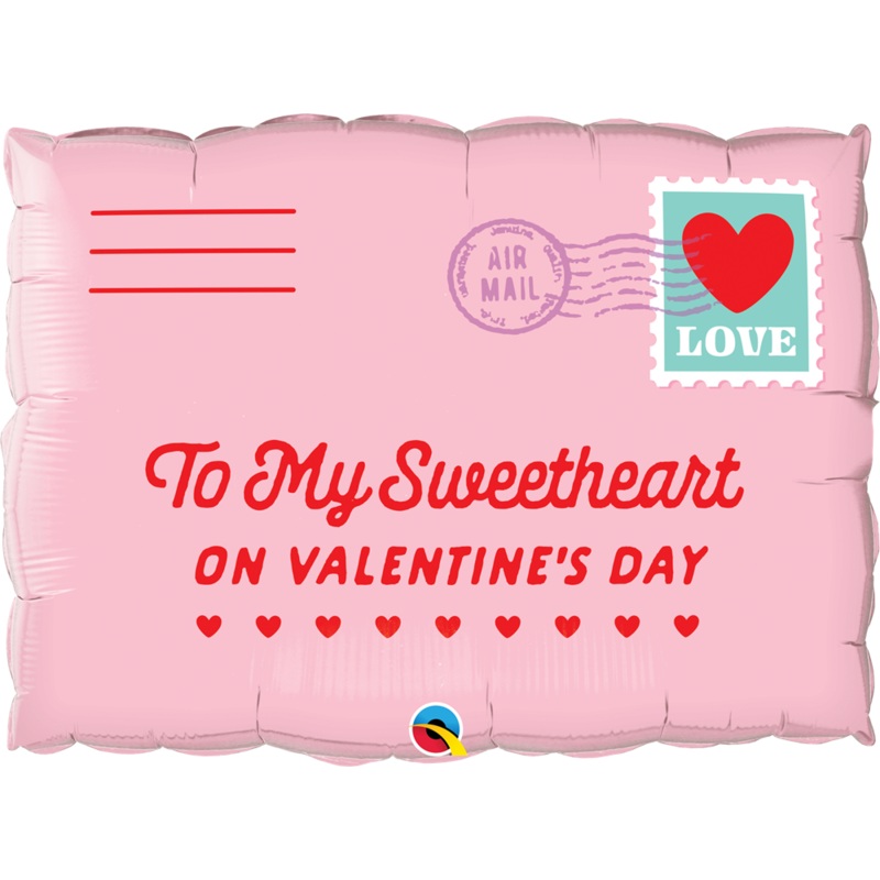 30" ADDRESSED TO MY SWEETHEART FOIL