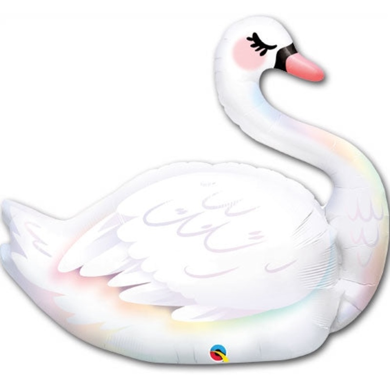 35" SHAPE GRACEFUL SWAN FOIL