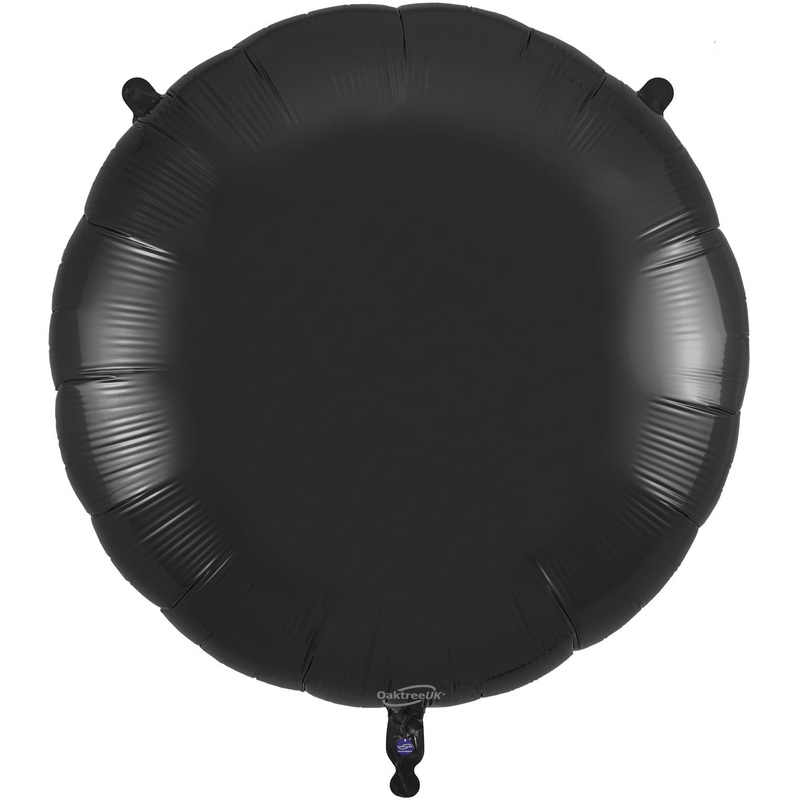 36" BLACK ROUND FOIL