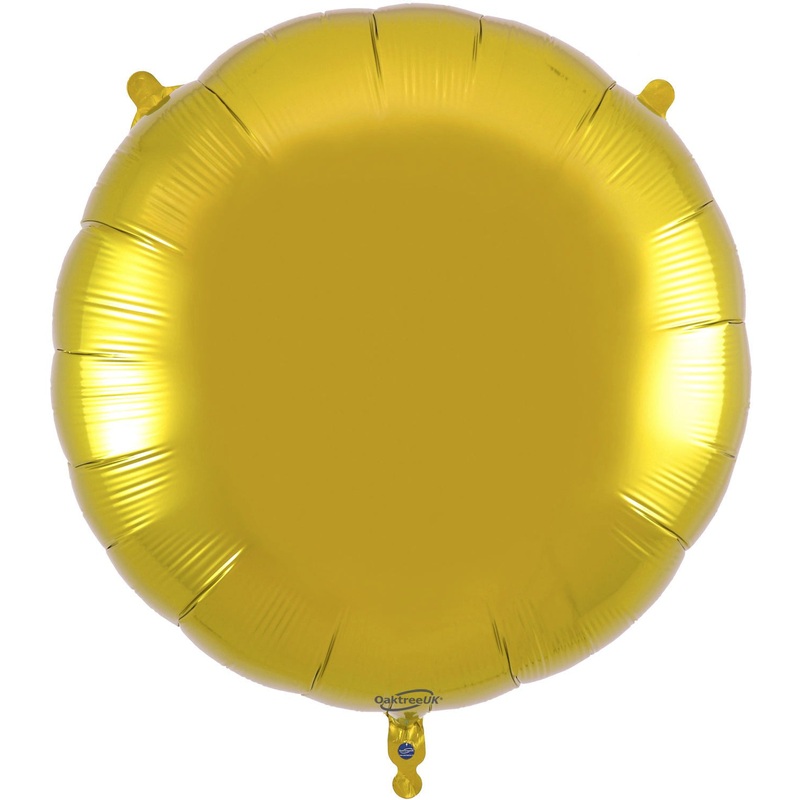 36" GOLD ROUND FOIL