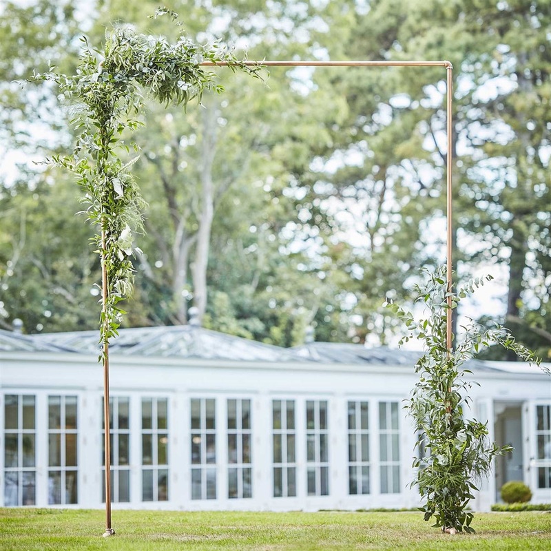 COPPER FRAME WEDDING ARCH (2m H x 1.5m W)