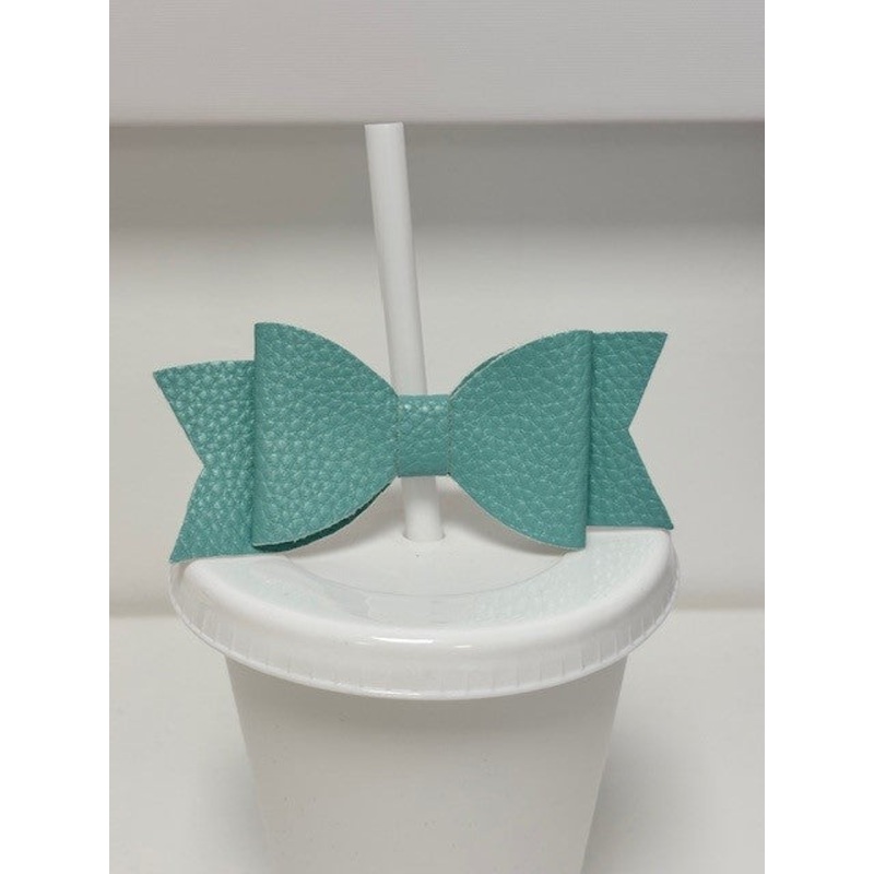 REUSABLE STRAW TOPPERS FOR COLD CUPS - MINT GREEN (PACK OF 4)
