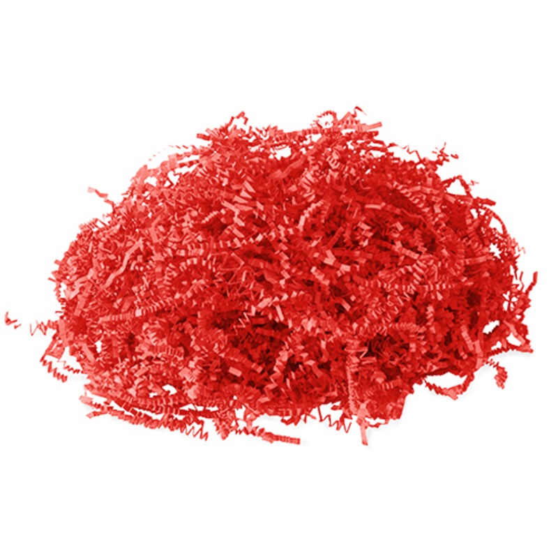 SHREDDED PAPER RED (500 GRAM PACK)