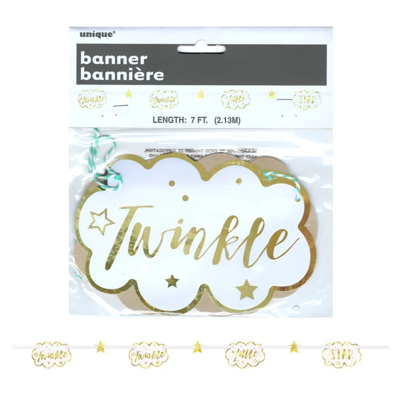 TWINKLE TWINKLE BANNER 7FT