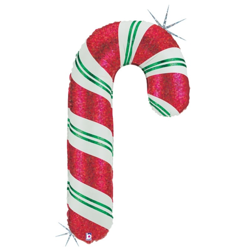 41" CANDY CANE FOIL