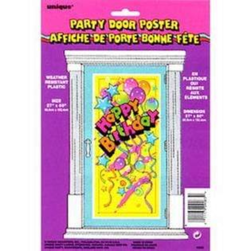 Door Poster  Happy Bday 12