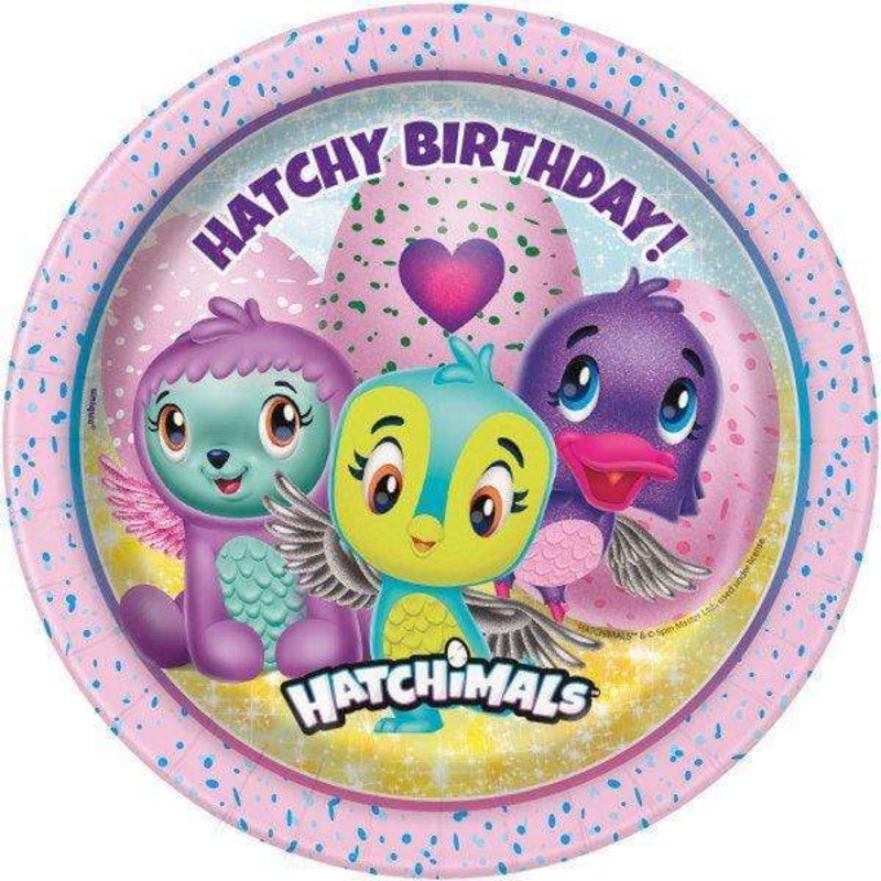 Hatchimals Plates 7 (8 count)