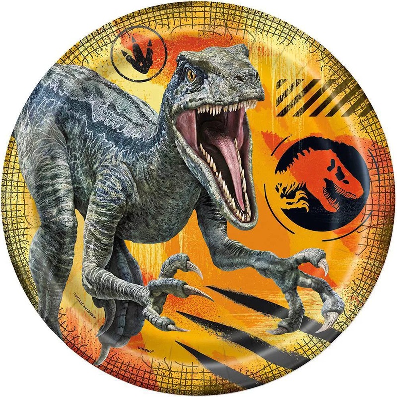 Jurassic Dominion Paper Plates 9 (8 count)