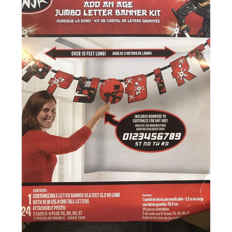 Ninja Banner (15 count)