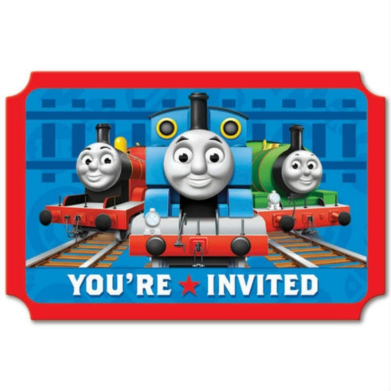 Thomas The Tank Engine Invitations (8 count)