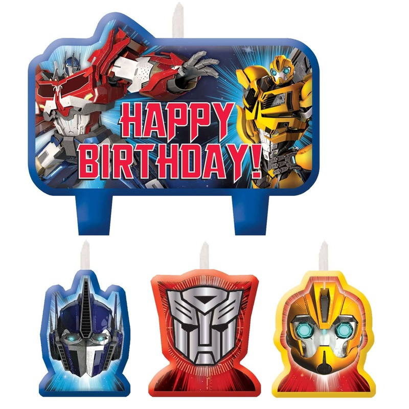 Transformers Core Birthday Candle Set (4 count)
