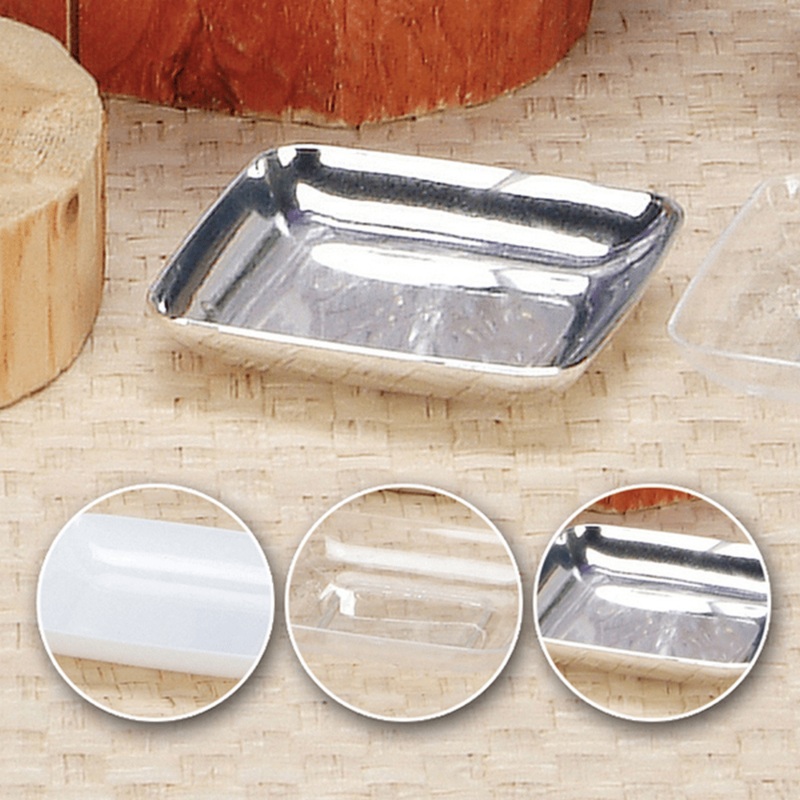 White Mini Dessert Plates 2.5 (24 count)