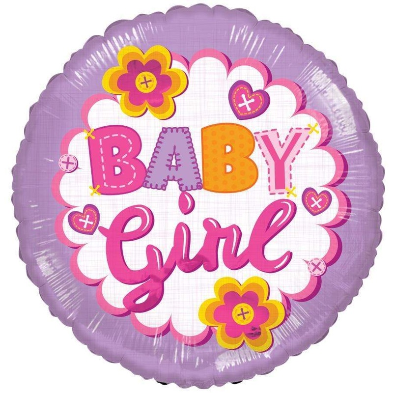 Baby Girl Quilt 18 Balloon