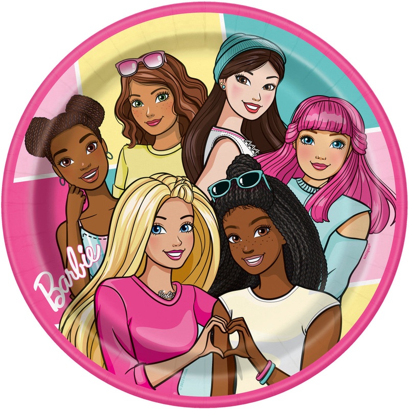 Barbie Paper Plates 9 (8 count)