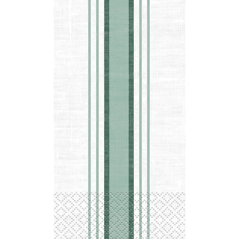 Botanical Stripes Guest Napkins (16 count)