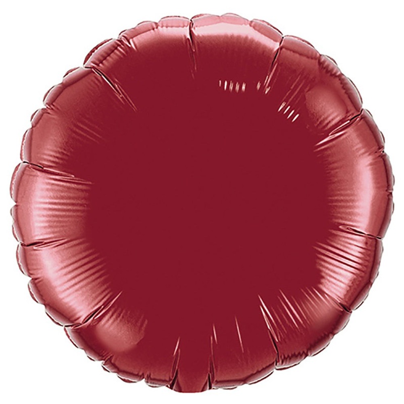 Burgundy Circle 18 Balloon
