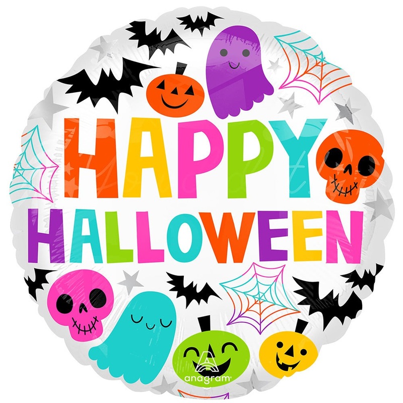 Colorful & Creepy Halloween 18 Balloon