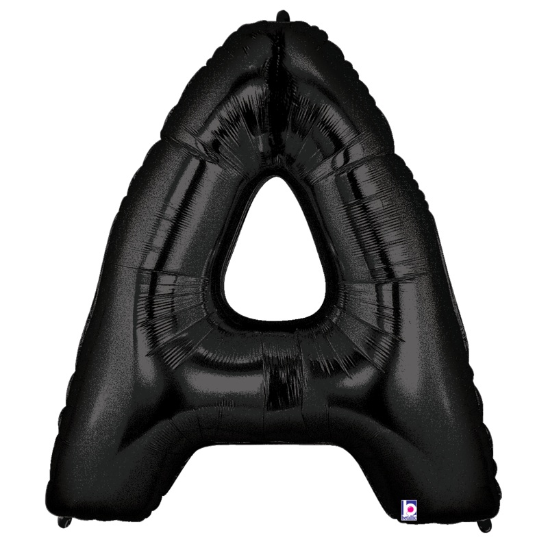 Letter A Black 34 Balloon
