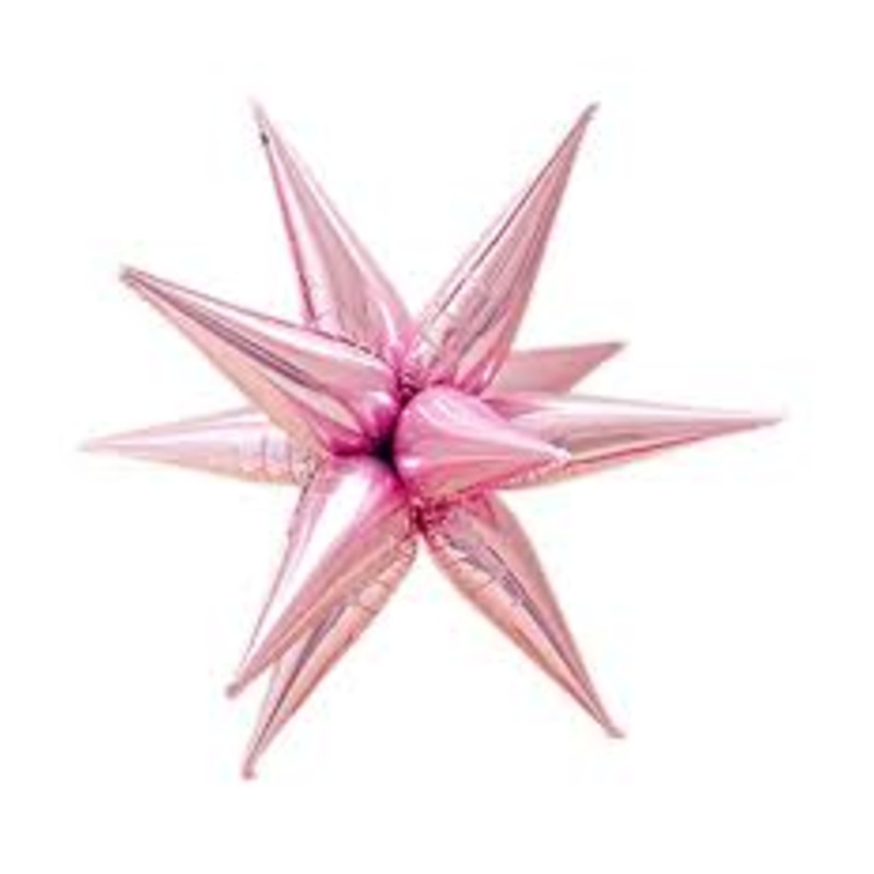 Light Pink Starburst 40 Balloon